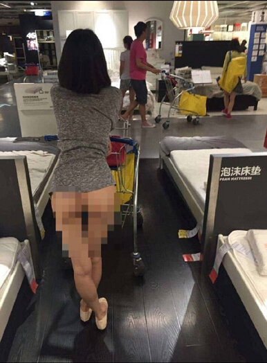 宜家现不雅照？店方回应：不是北京的 已经报警(图)