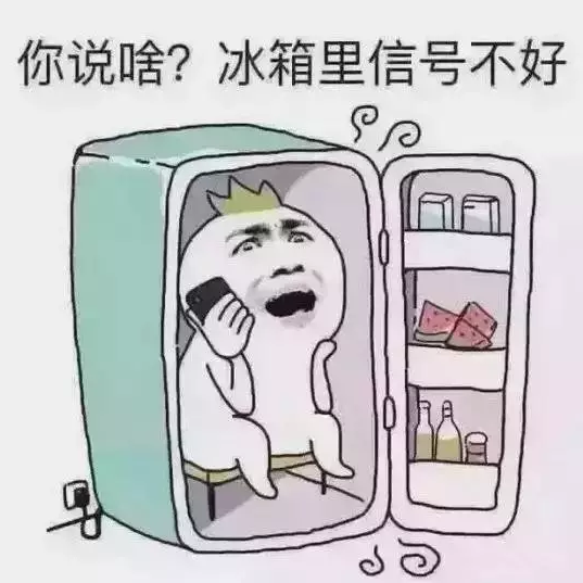 你说啥?冰箱里信号不好